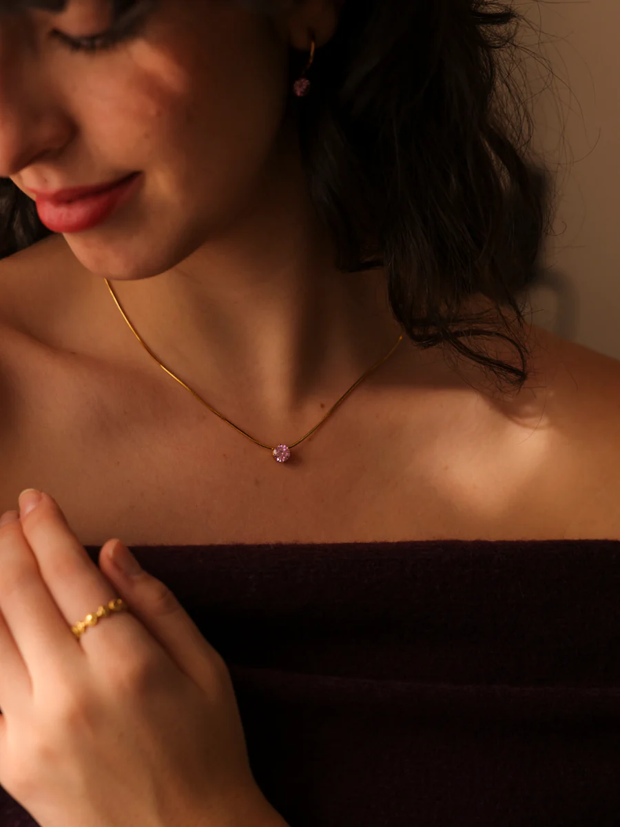 Crystal Delight Pink Kette - Image 6