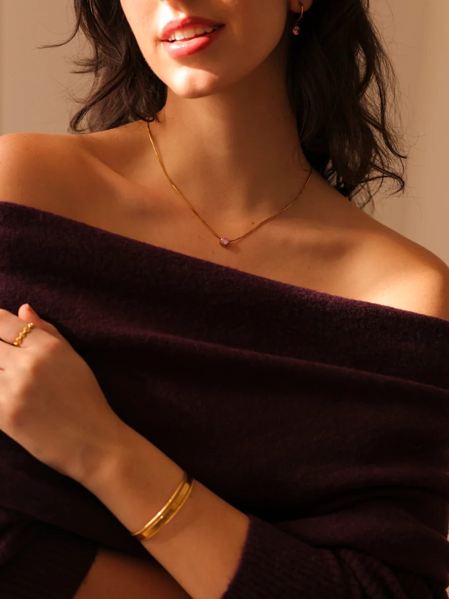 Crystal Delight Pink Kette - Image 8