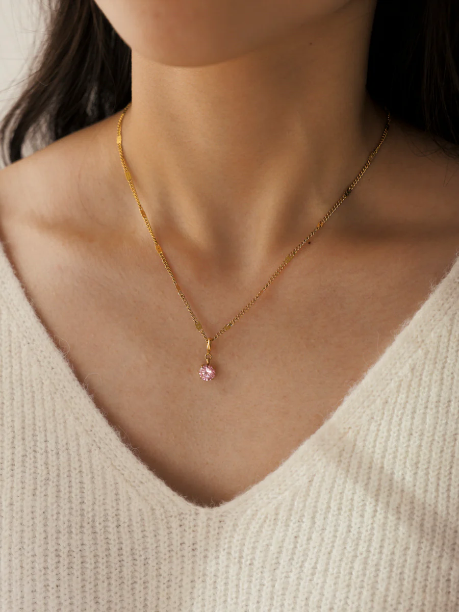 Crystal Delight Pink Ketten-Charm - Image 2