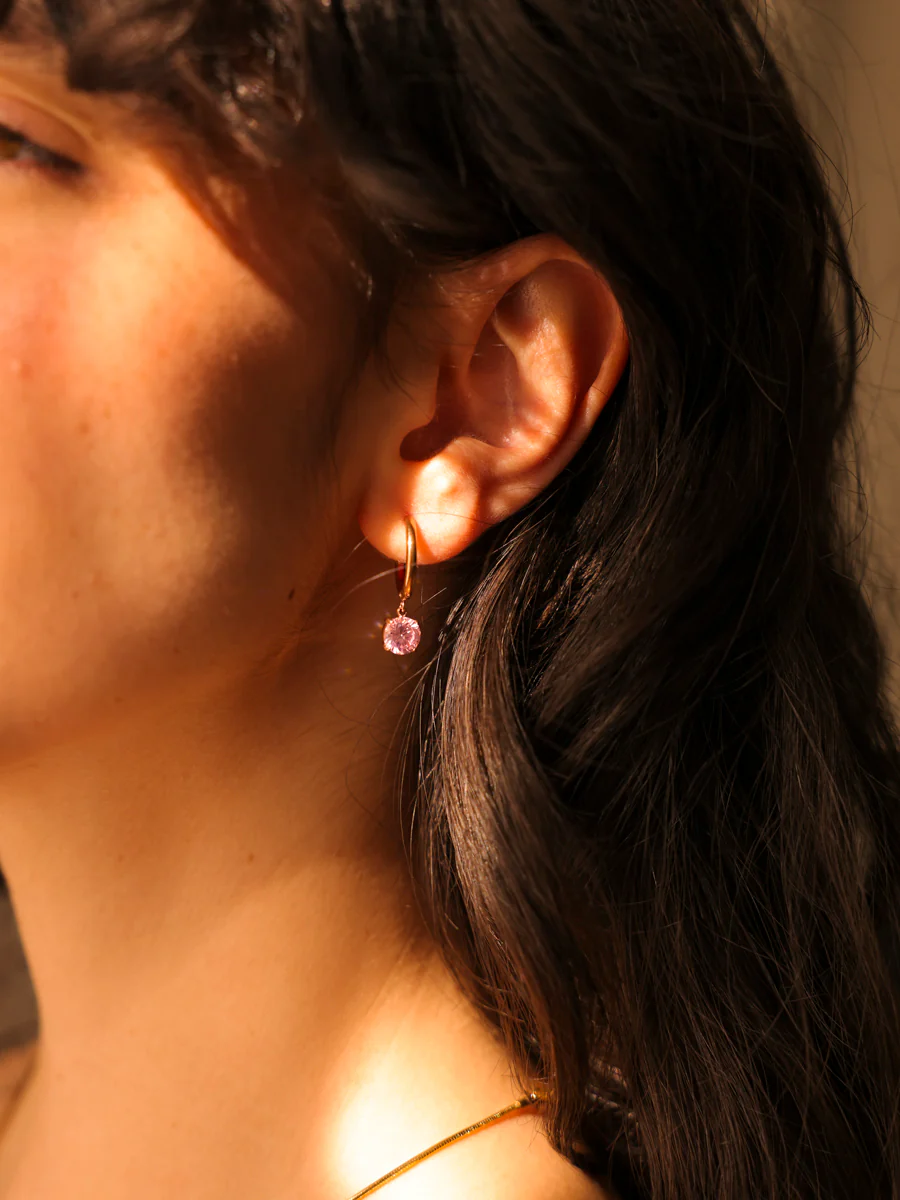 Crystal Delight Pink Ohrringe - Image 3