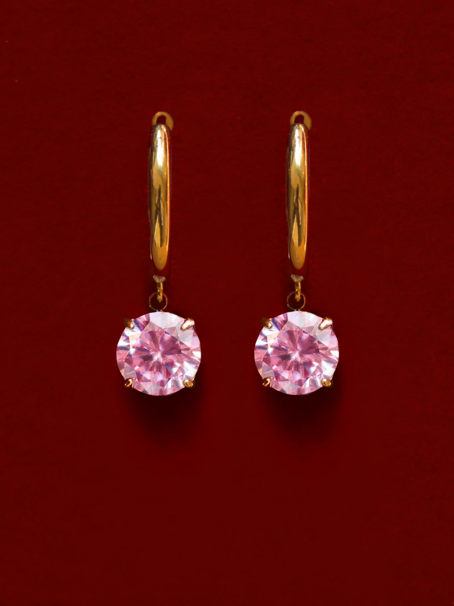 Crystal Delight Pink Ohrringe - Image 4