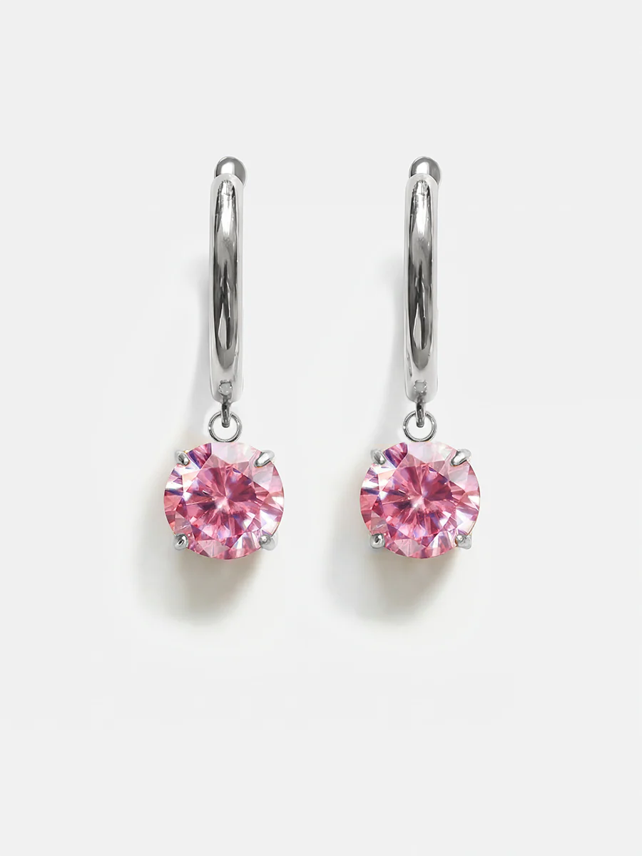 Crystal Delight Pink Ohrringe - Image 6