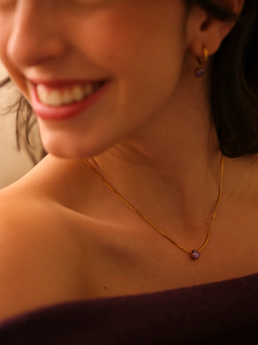 Crystal Delight Purple Kette - Image 3
