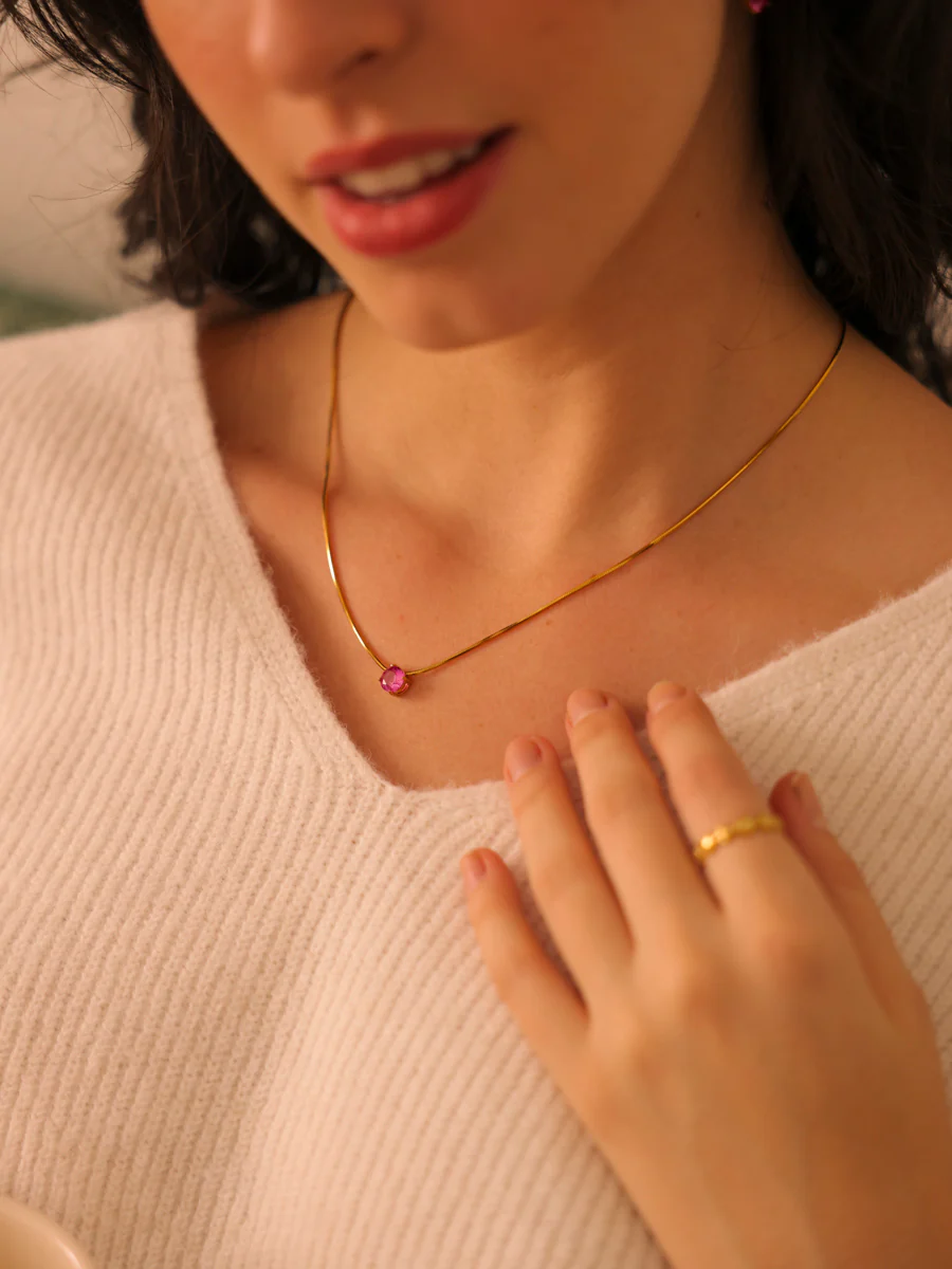 Crystal Delight Ruby Kette - Image 5