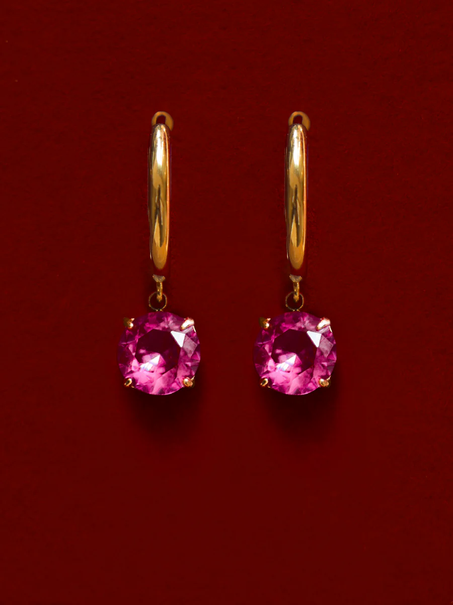 Crystal Delight Ruby Ohrringe - Image 4