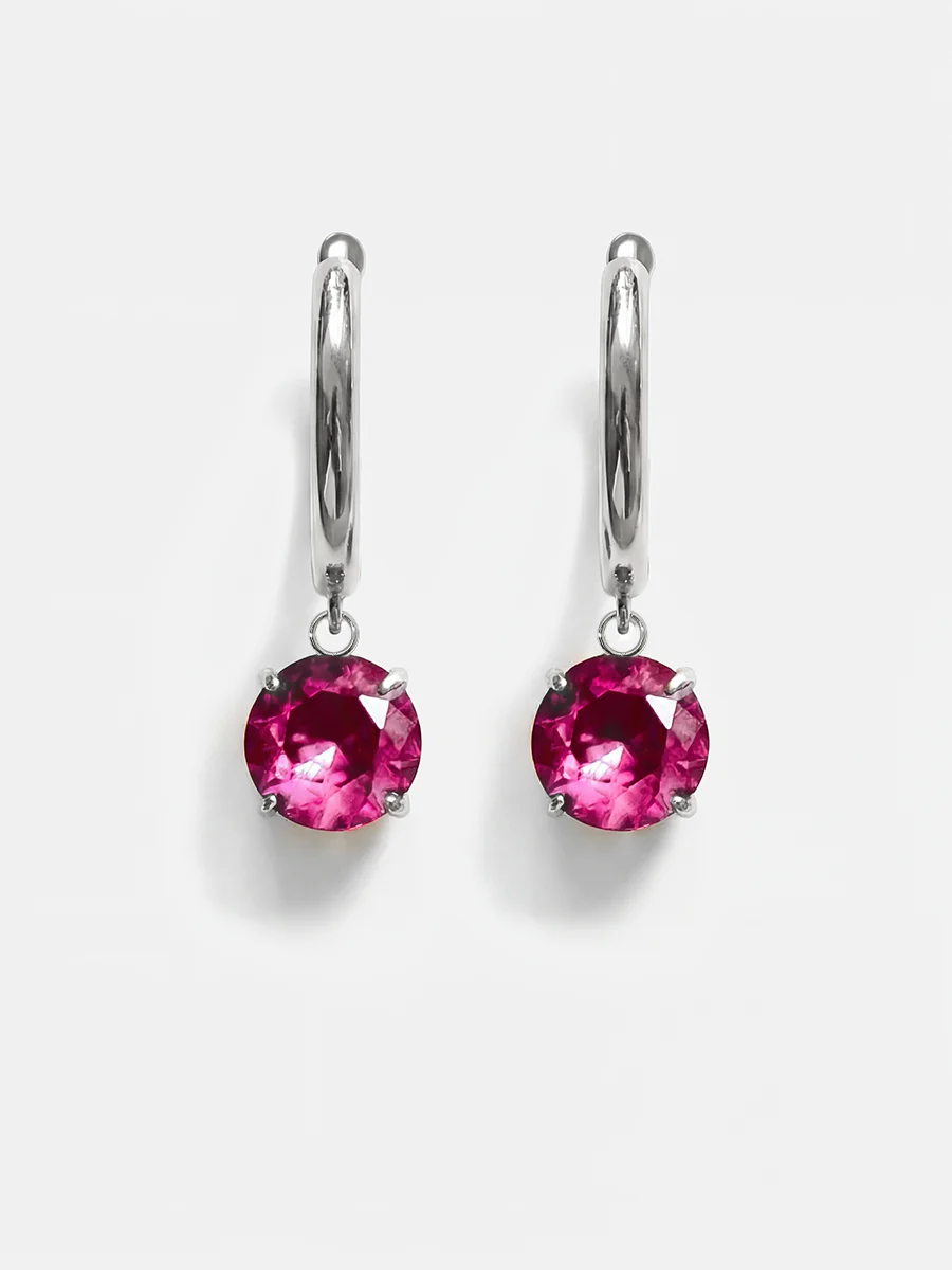 Crystal Delight Ruby Ohrringe - Image 5