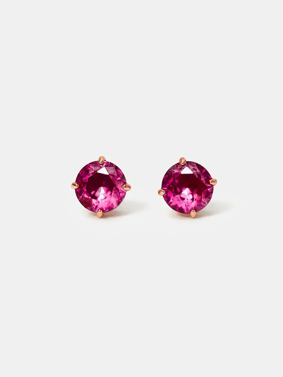 Crystal Delight Ruby Small Stub-Ohrringe - Image 6