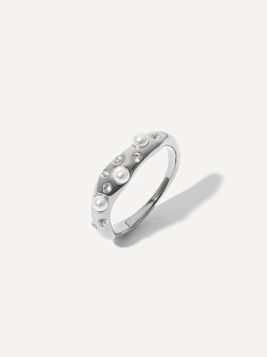 Crystal Pearl Ring - Image 12
