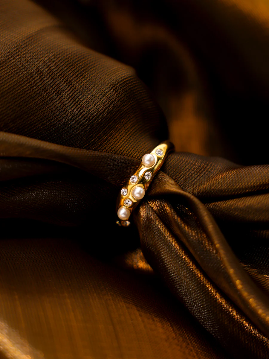Crystal Pearl Ring - Image 4
