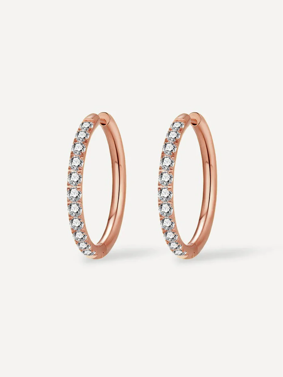 CRYSTALIZED SHINE HOOP LARGE Ohrringe - Image 8