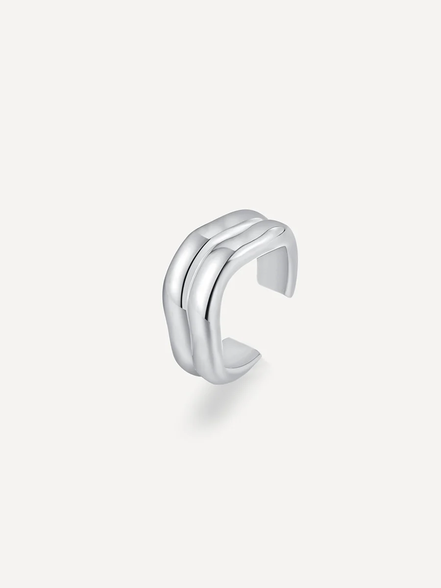 Curvy Wave Earcuff - Image 3