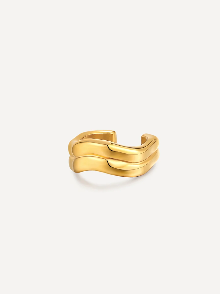 Curvy Wave Earcuff - Image 4