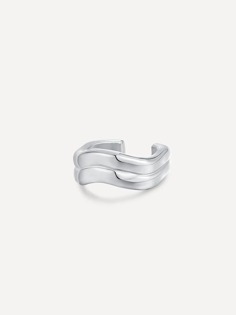 Curvy Wave Earcuff - Image 5