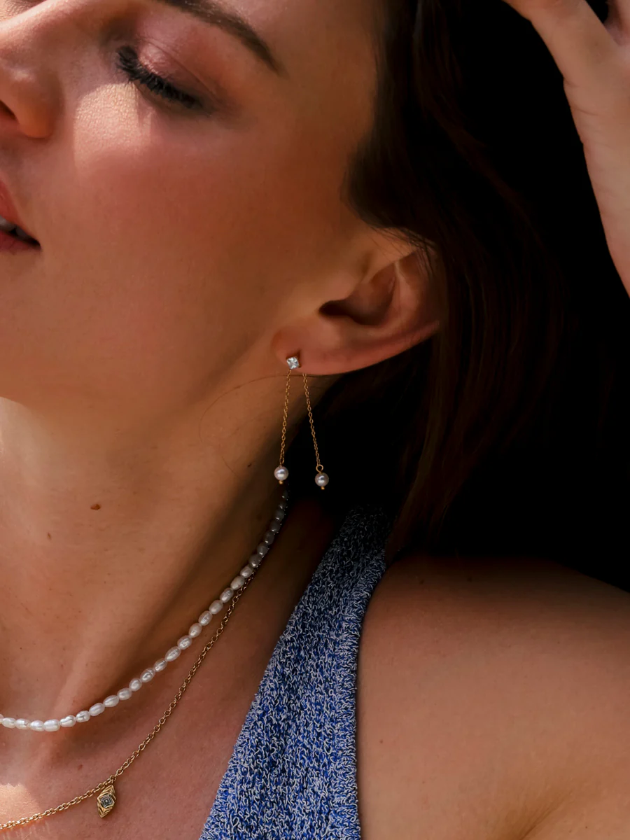 Dangling Pearl Ohrringe - Image 2