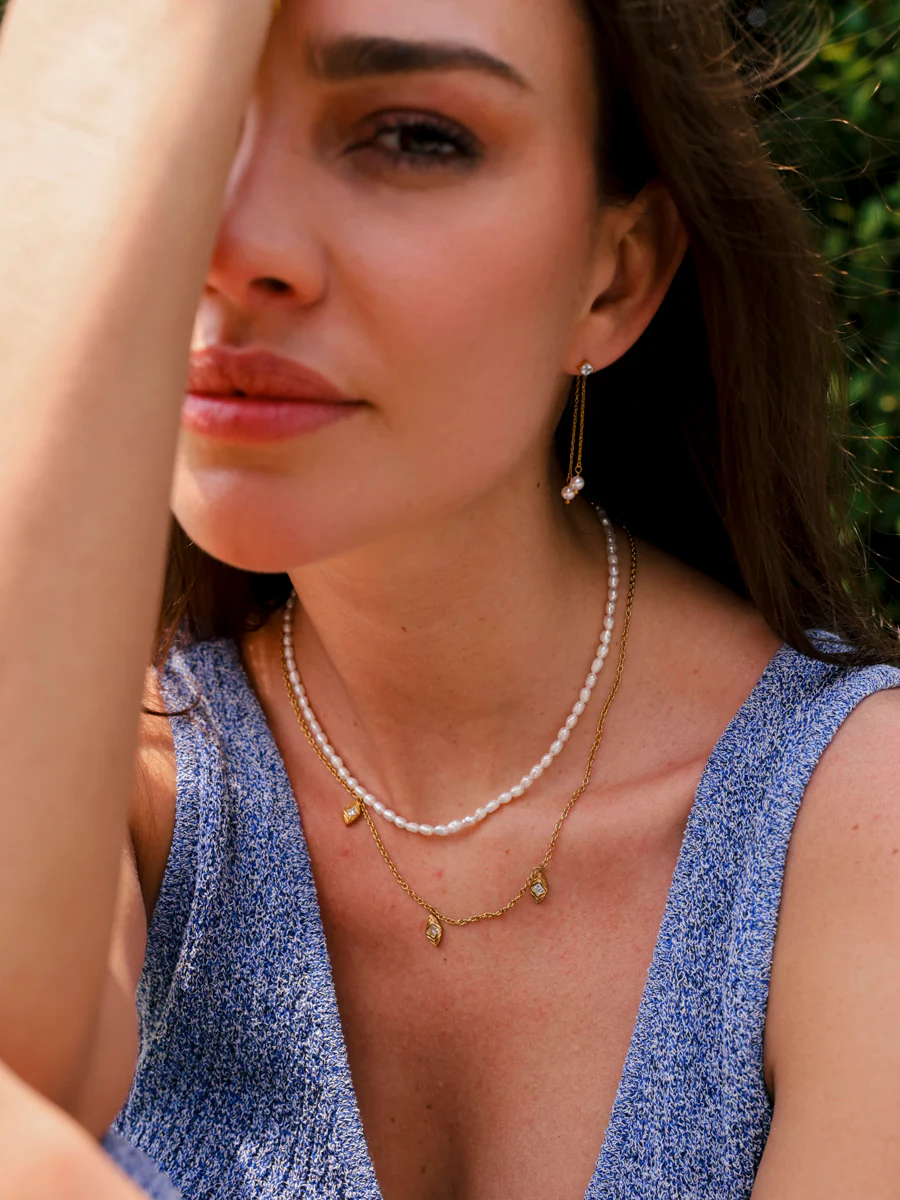 Dangling Pearl Ohrringe - Image 3