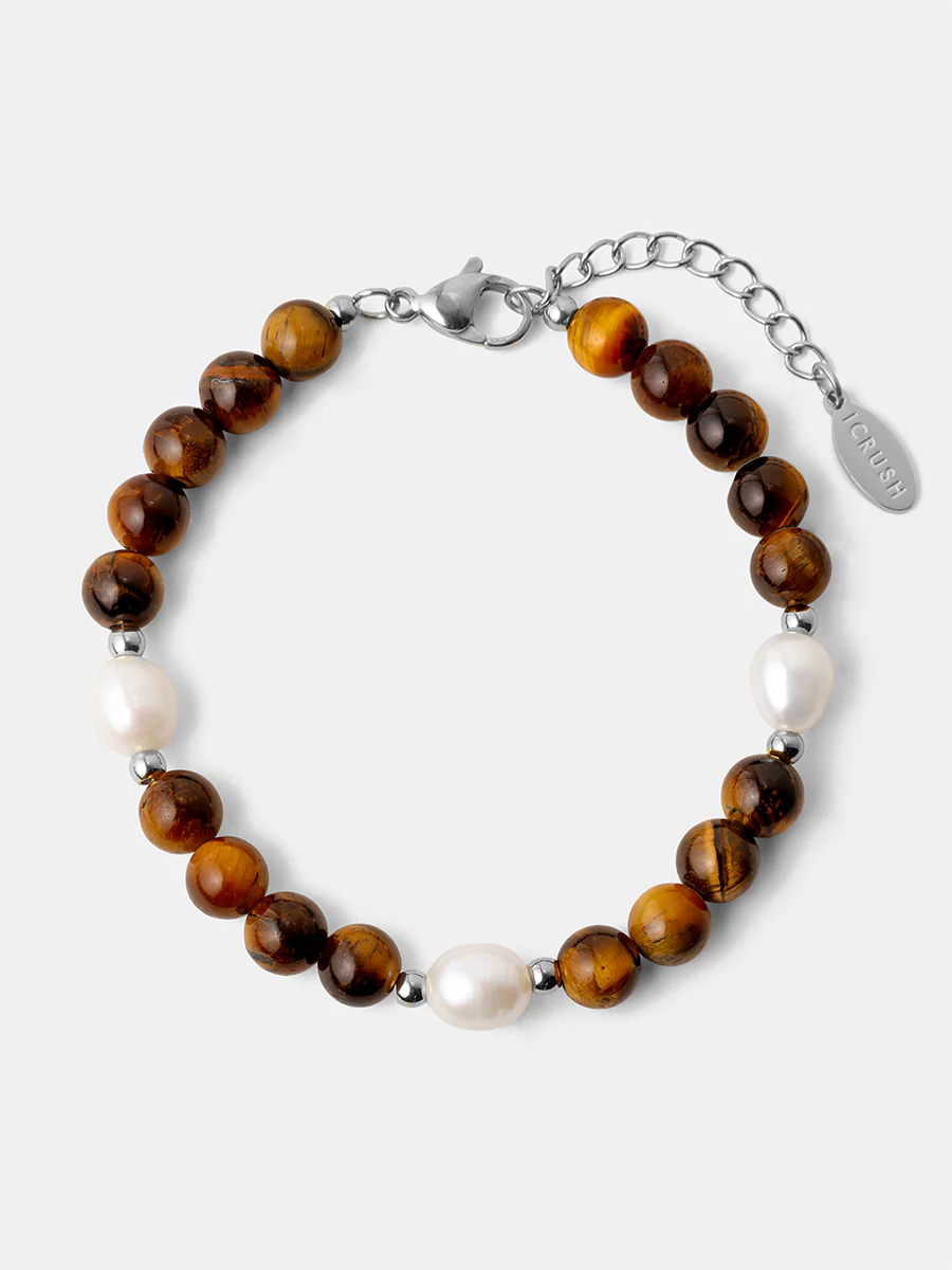 Dawn Pearl Tiger's Eye ARMBAND - Image 5