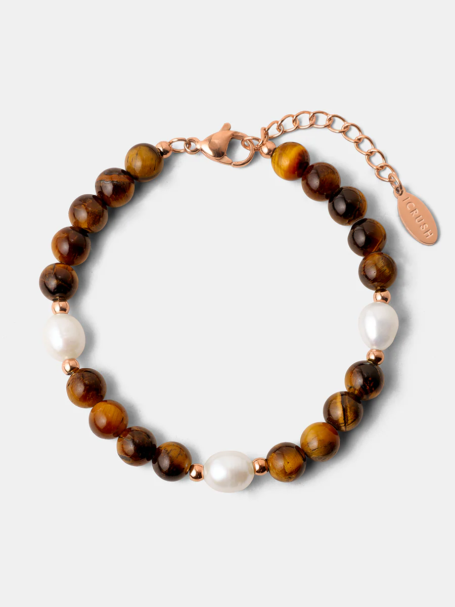 Dawn Pearl Tiger's Eye ARMBAND - Image 6