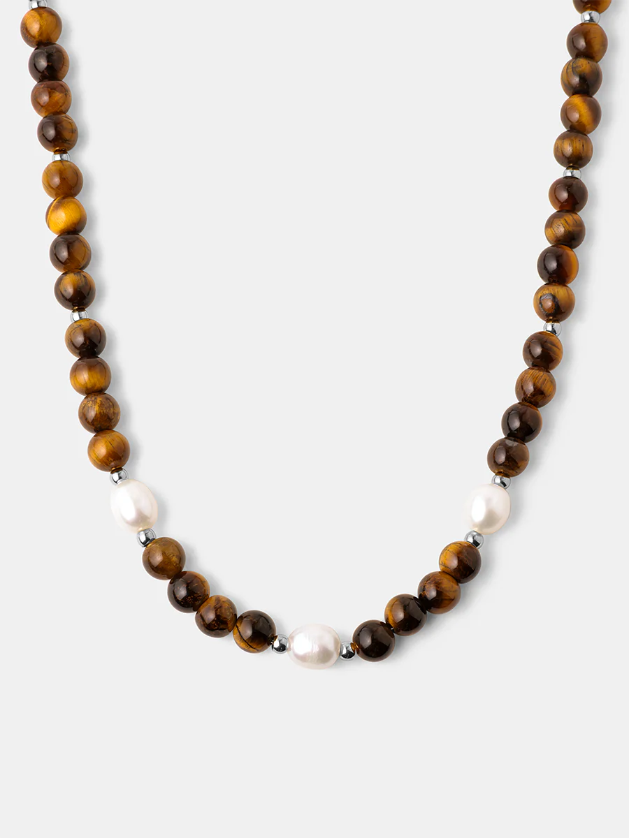Dawn Pearl Tiger's Eye Kette - Image 8