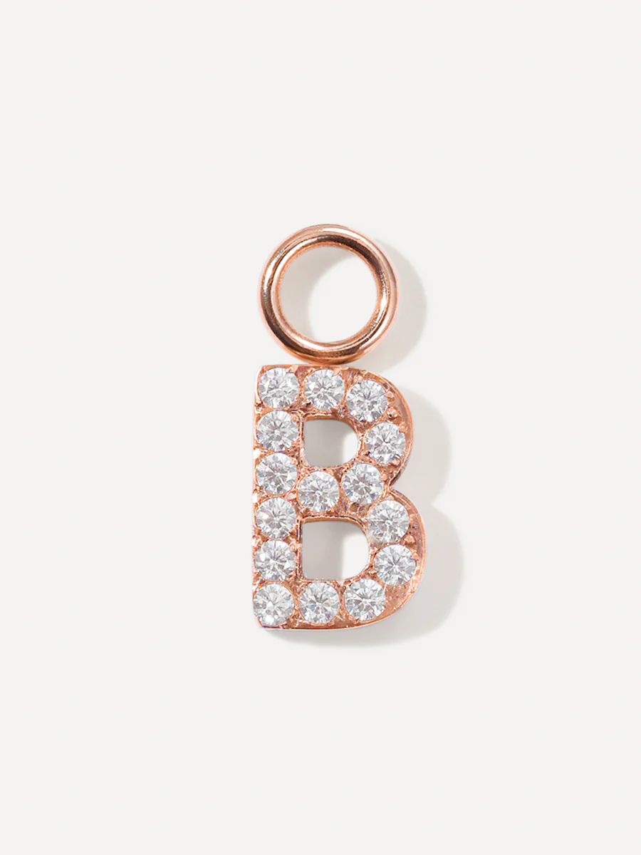 Dazzling Letter Ohrring-Charms - Image 11