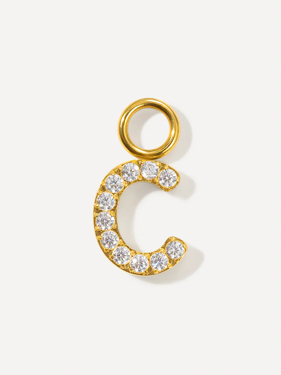 Dazzling Letter Ohrring-Charms - Image 12