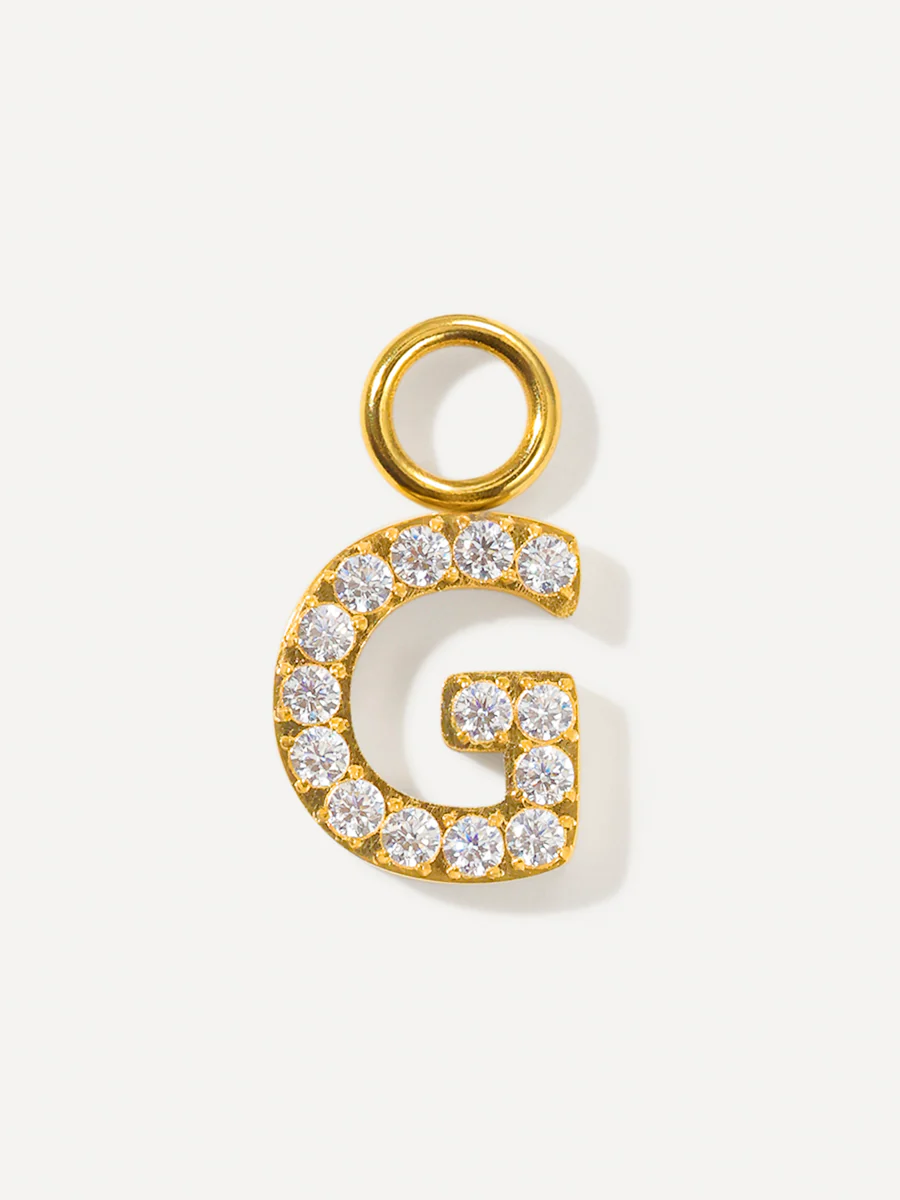 Dazzling Letter Ohrring-Charms - Image 24