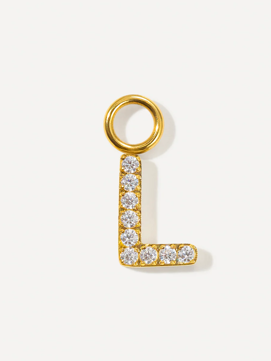 Dazzling Letter Ohrring-Charms - Image 39