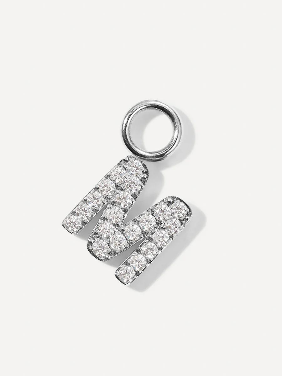 Dazzling Letter Ohrring-Charms - Image 43