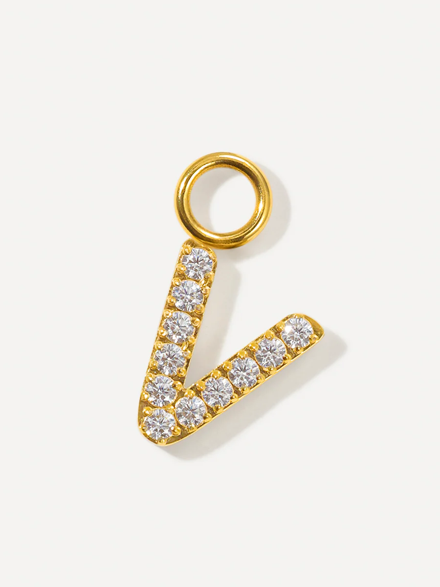 Dazzling Letter Ohrring-Charms - Image 69