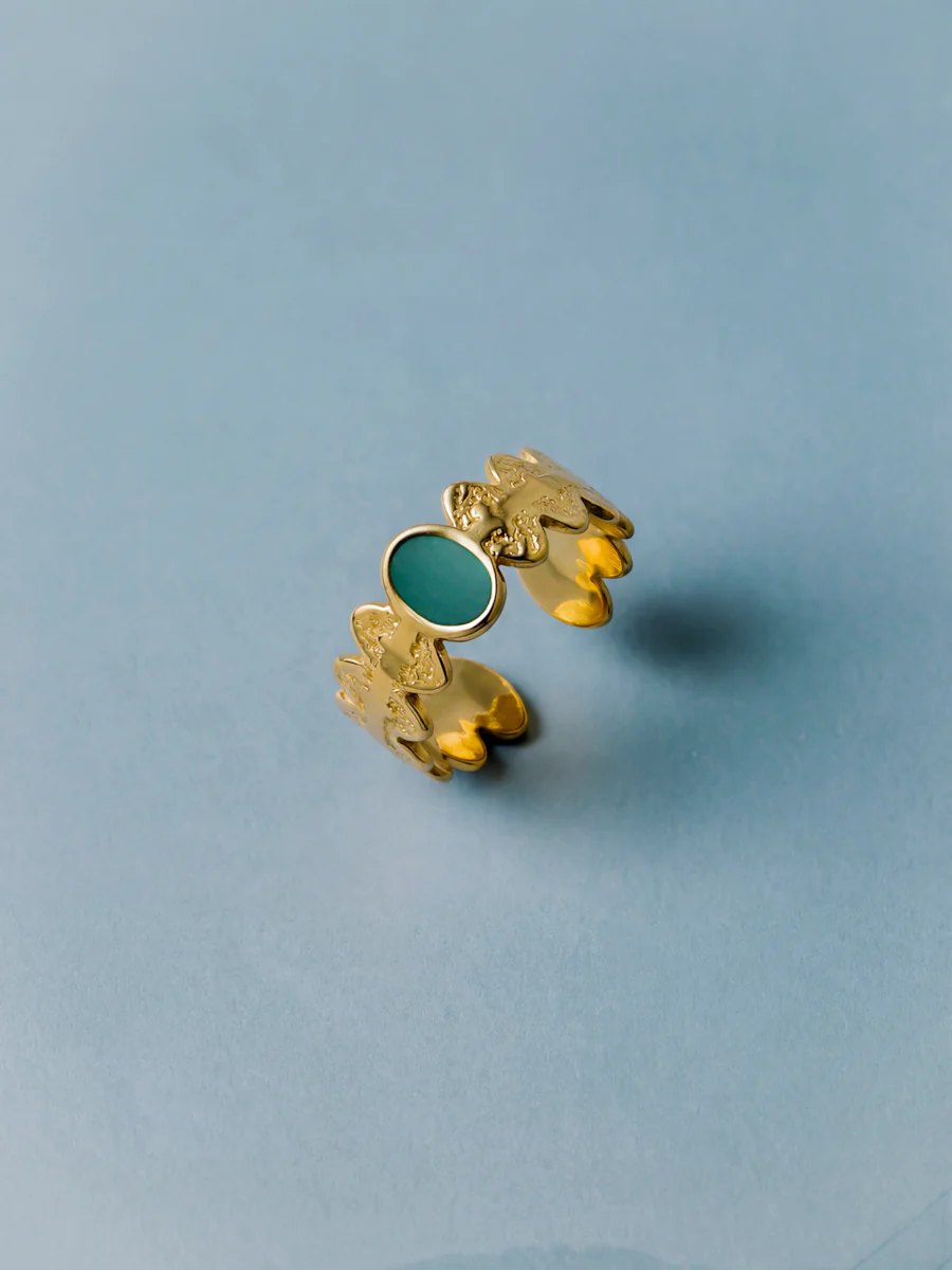 Delicate Blue Ring - Image 4
