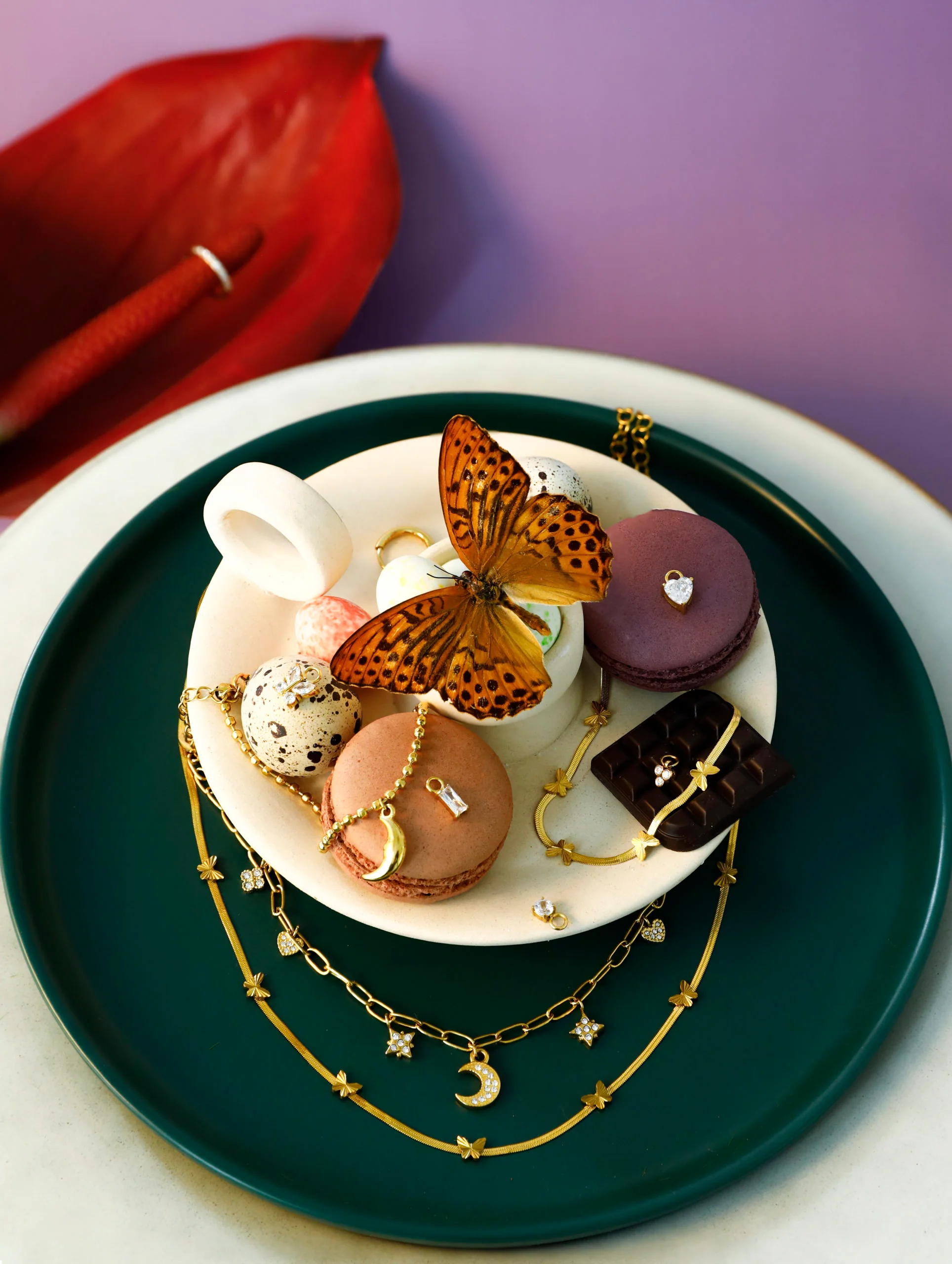 Delicate Butterfly Kette - Image 6