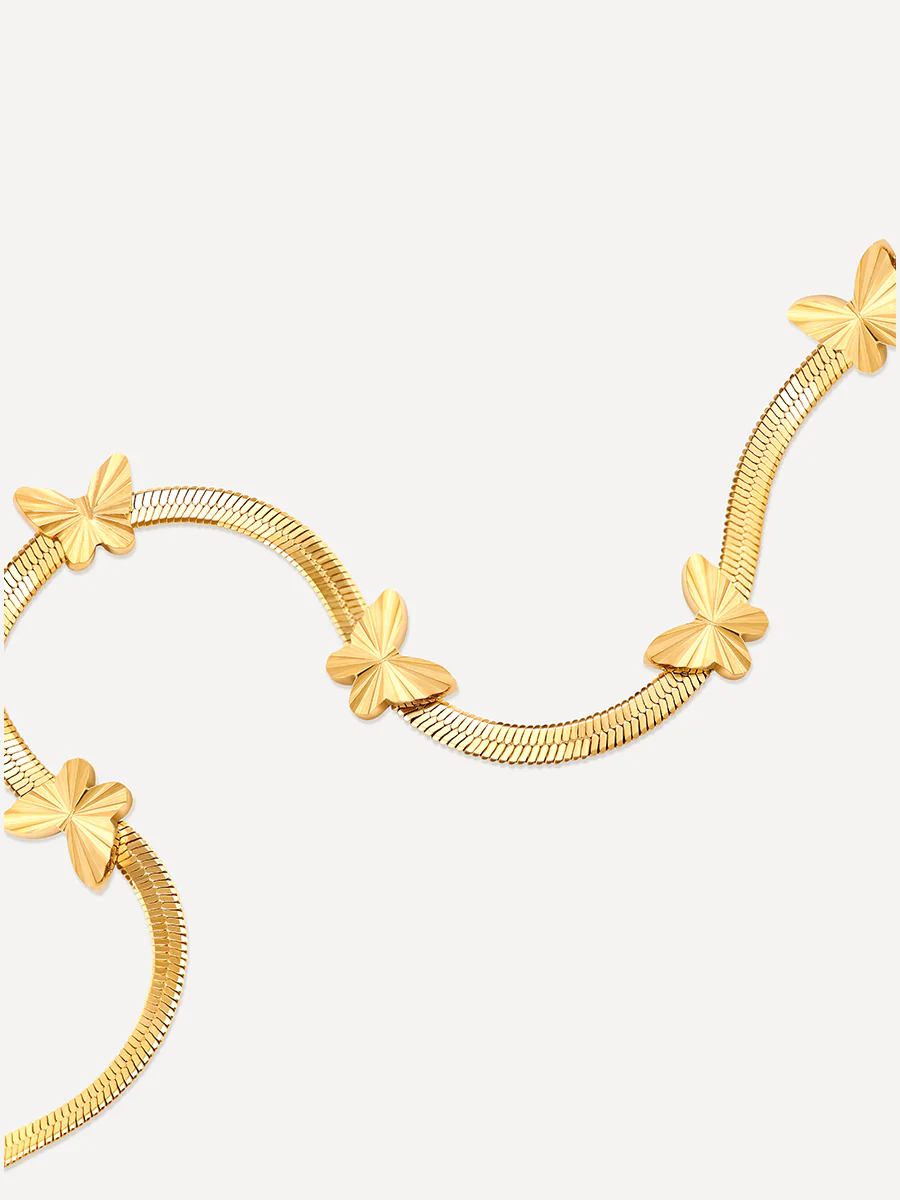 Delicate Butterfly Kette - Image 9