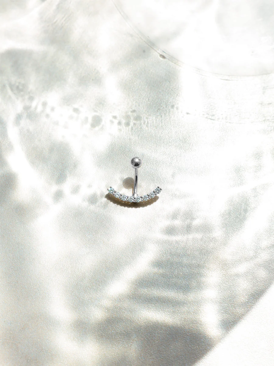 Diamond Curve Bauchnabelpiercing - Image 2