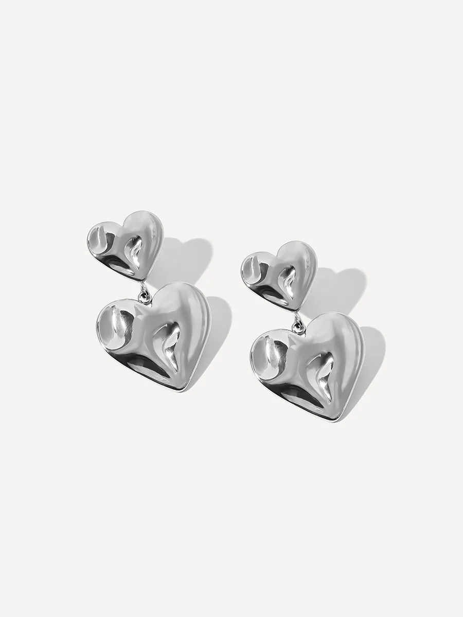 Double Heart Ohrringe - Image 11