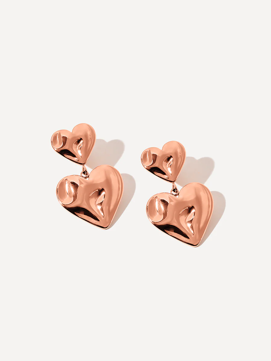 Double Heart Ohrringe - Image 12