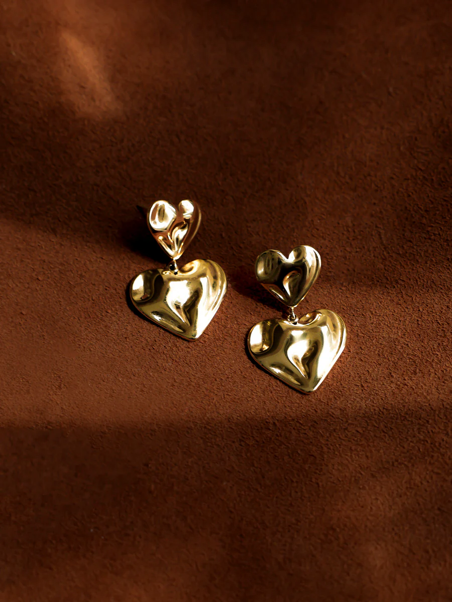 Double Heart Ohrringe - Image 4