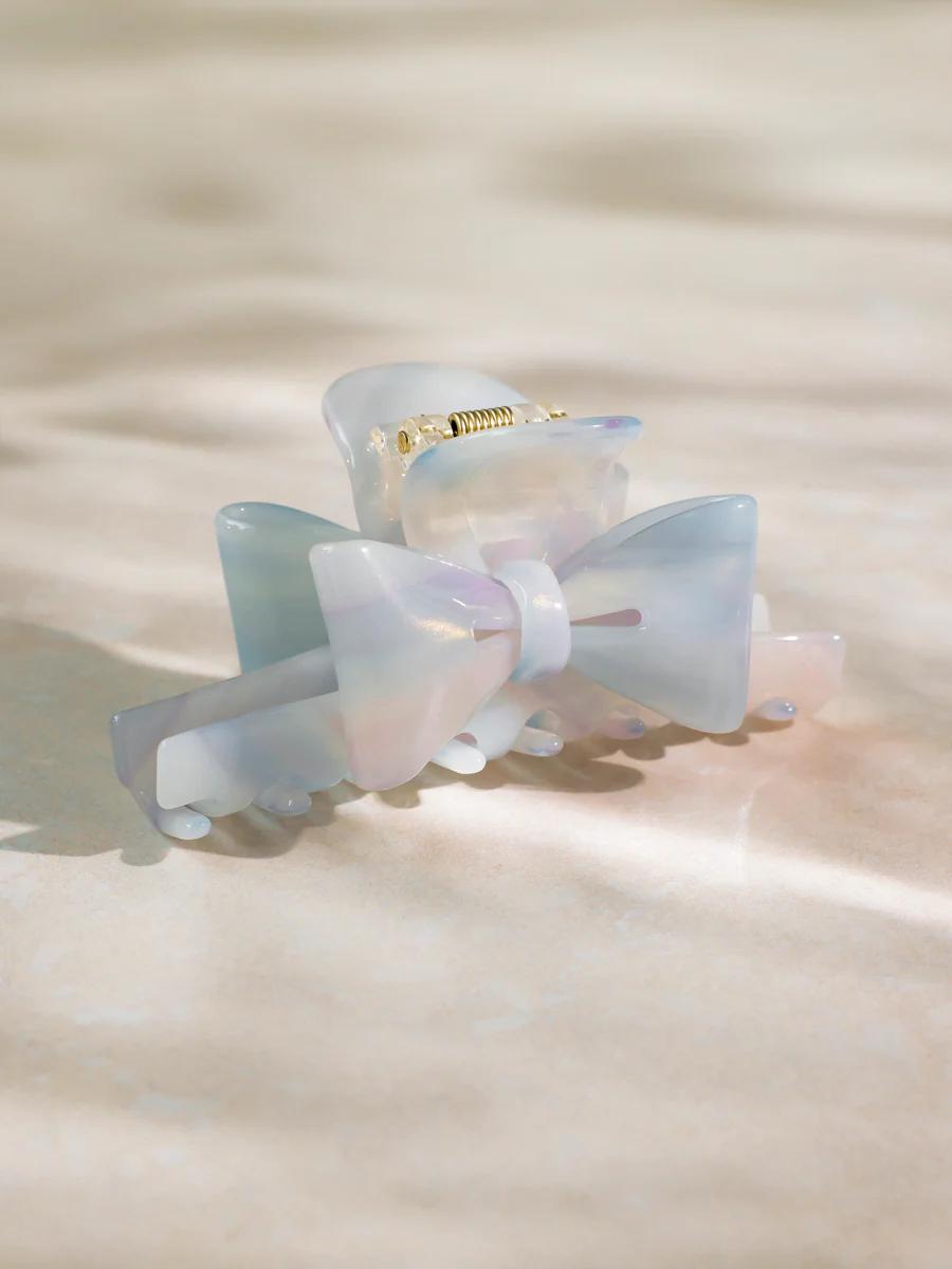 Dreamy Bow Rainbow Blue Haarklammer