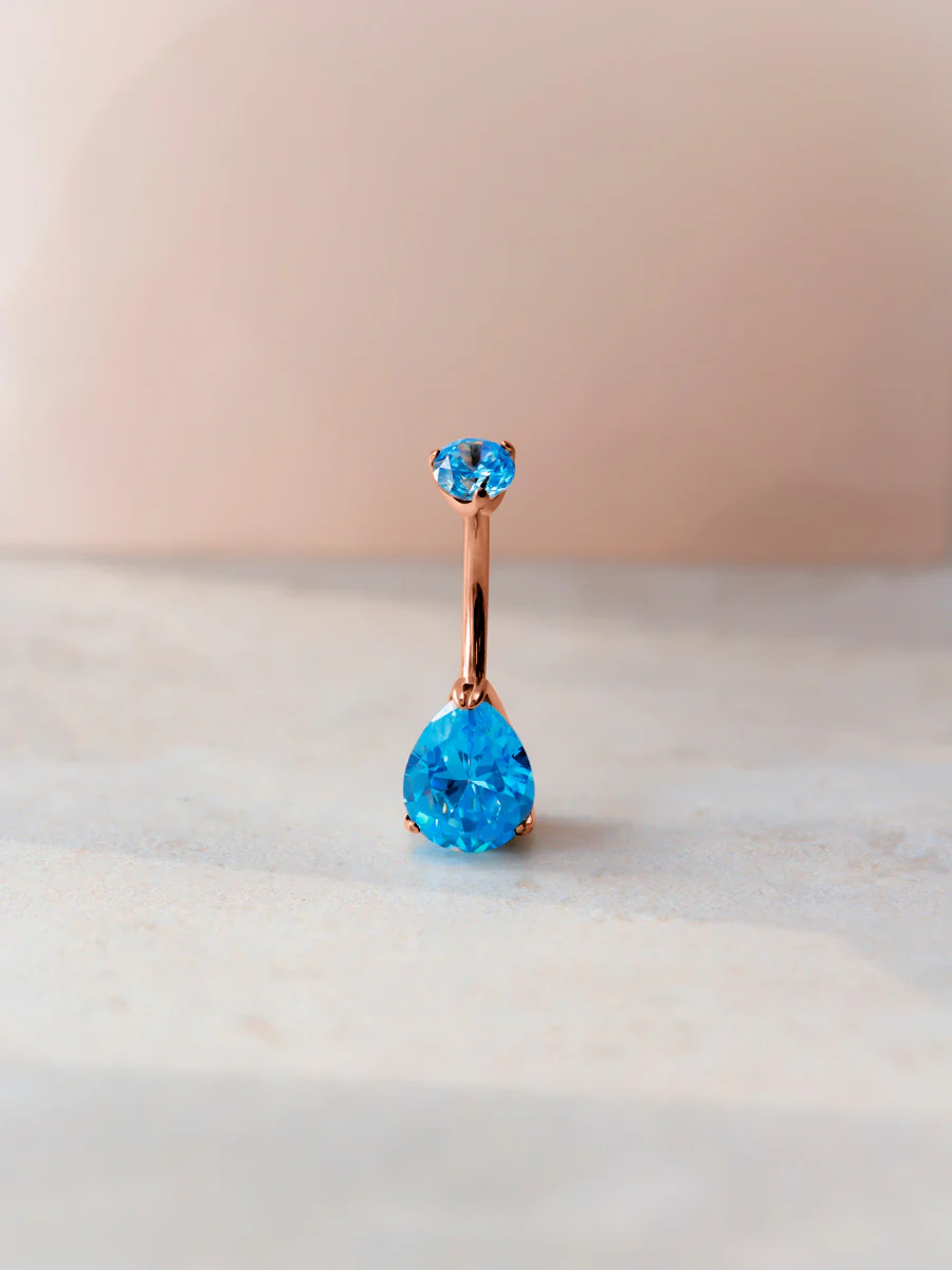 Dreamy Glow Azure Titan Bauchnabelpiercing - Image 4