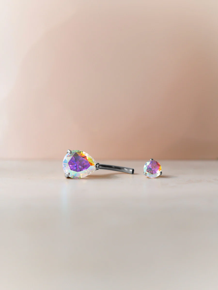 Dreamy Glow Rainbow Titan Bauchnabelpiercing - Image 4