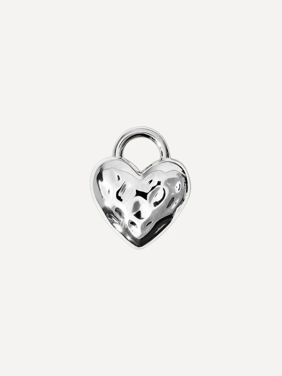 10,6x9mm Dreamy Heart Ohrring-Charm - Image 2