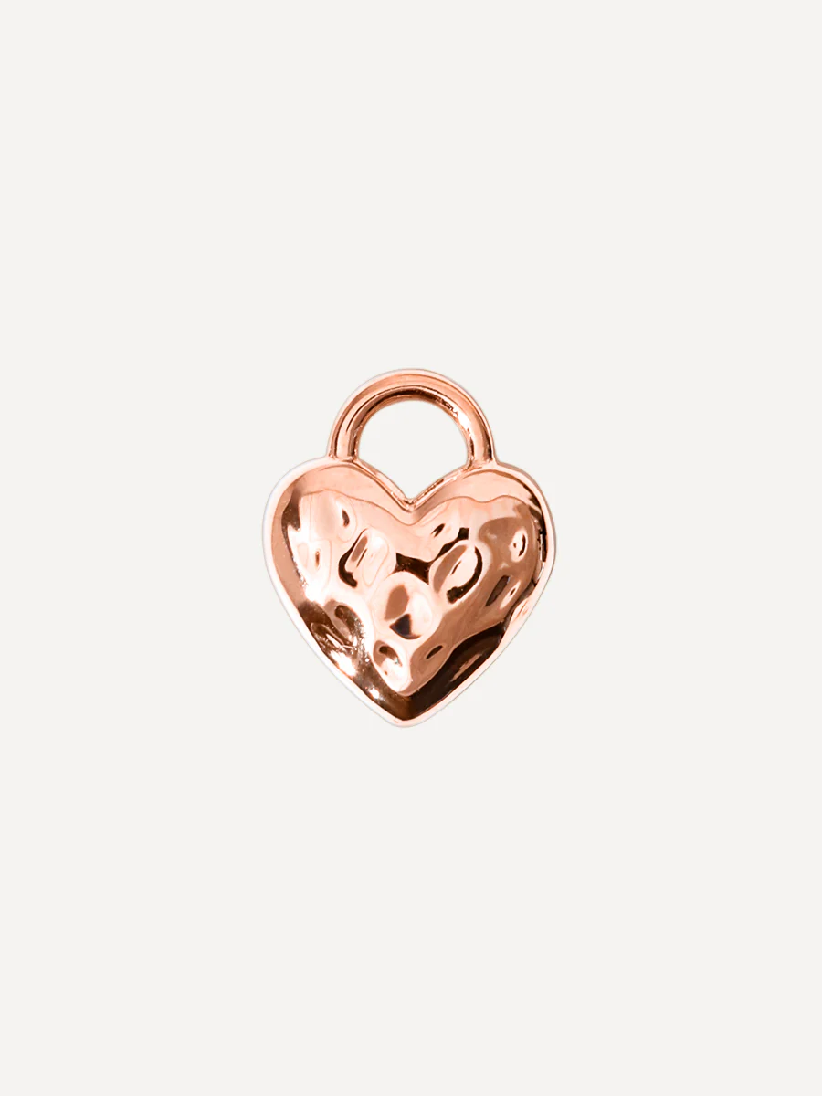 10,6x9mm Dreamy Heart Ohrring-Charm - Image 3