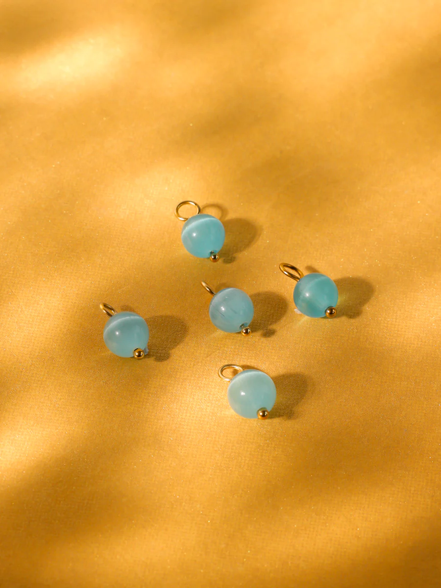7,7mm Dreamy Sea Ohrring-Charm - Image 4