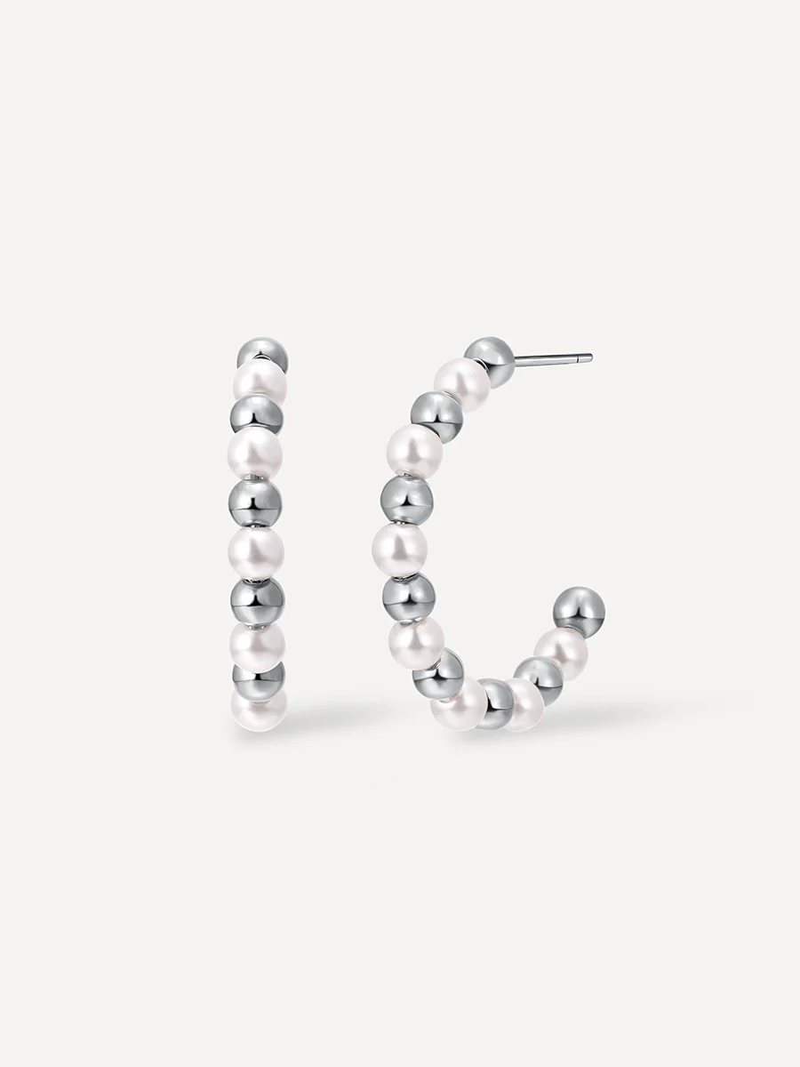 Dual Shine Pearl Ohrringe - Image 6
