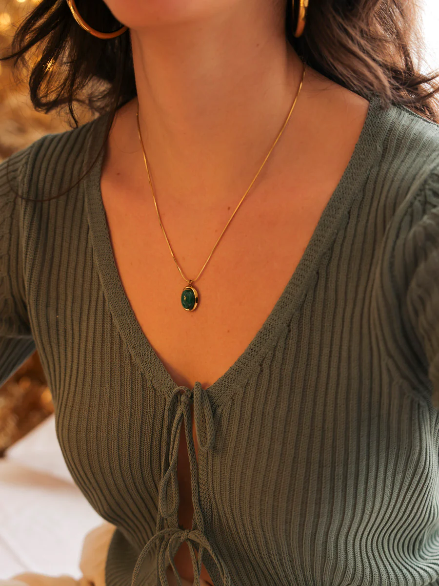 Echoing Dream Dark Green Kette - Image 6