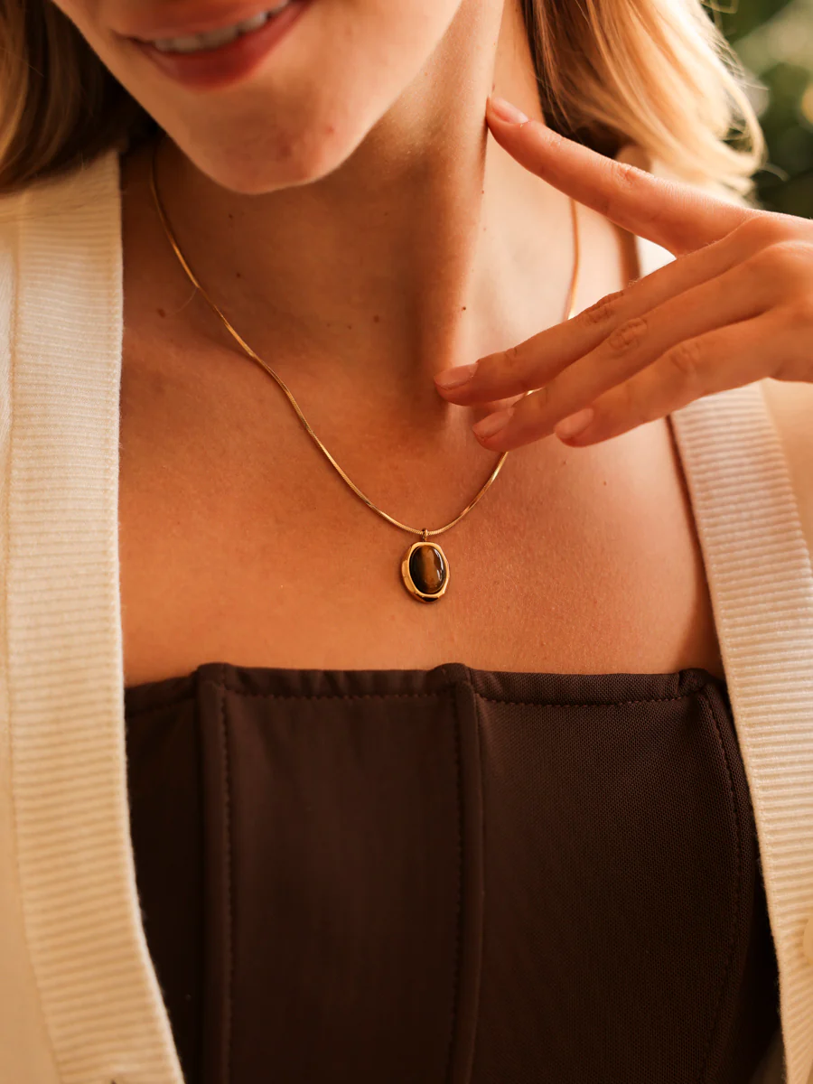 Echoing Dream Tiger's Eye Kette - Image 5