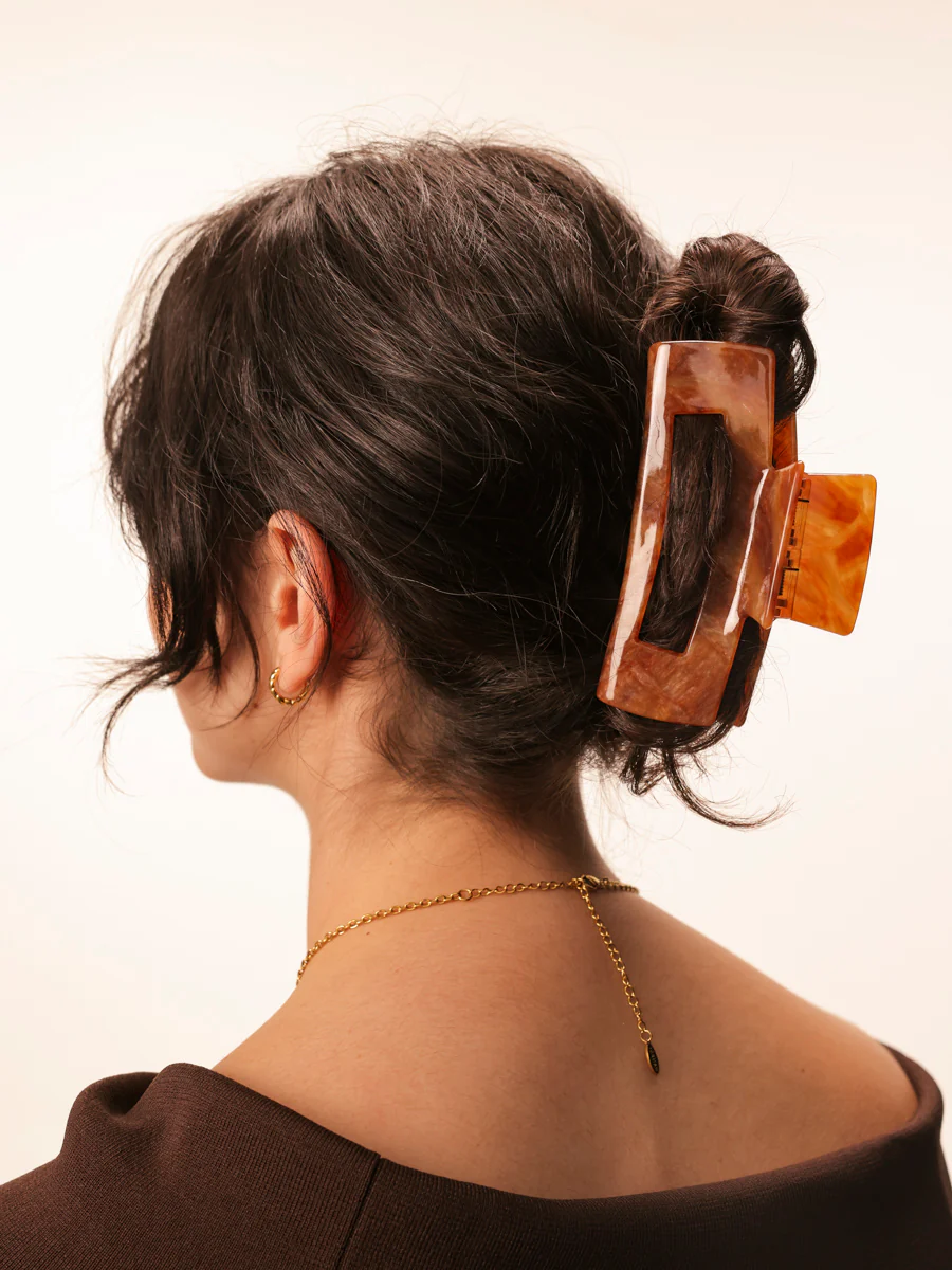 Elegant Ease Haarklammer Amber Brown - Image 2