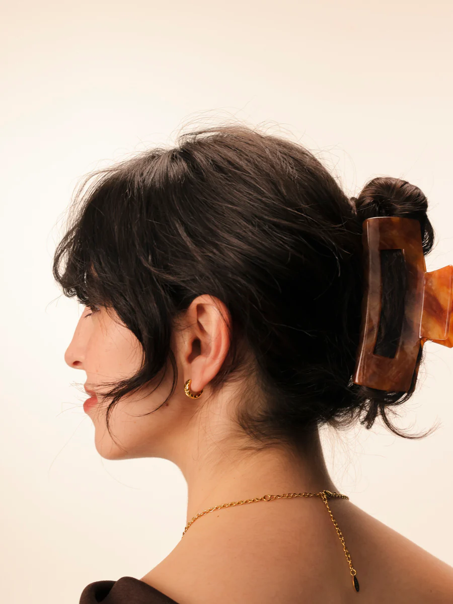 Elegant Ease Haarklammer Amber Brown - Image 3