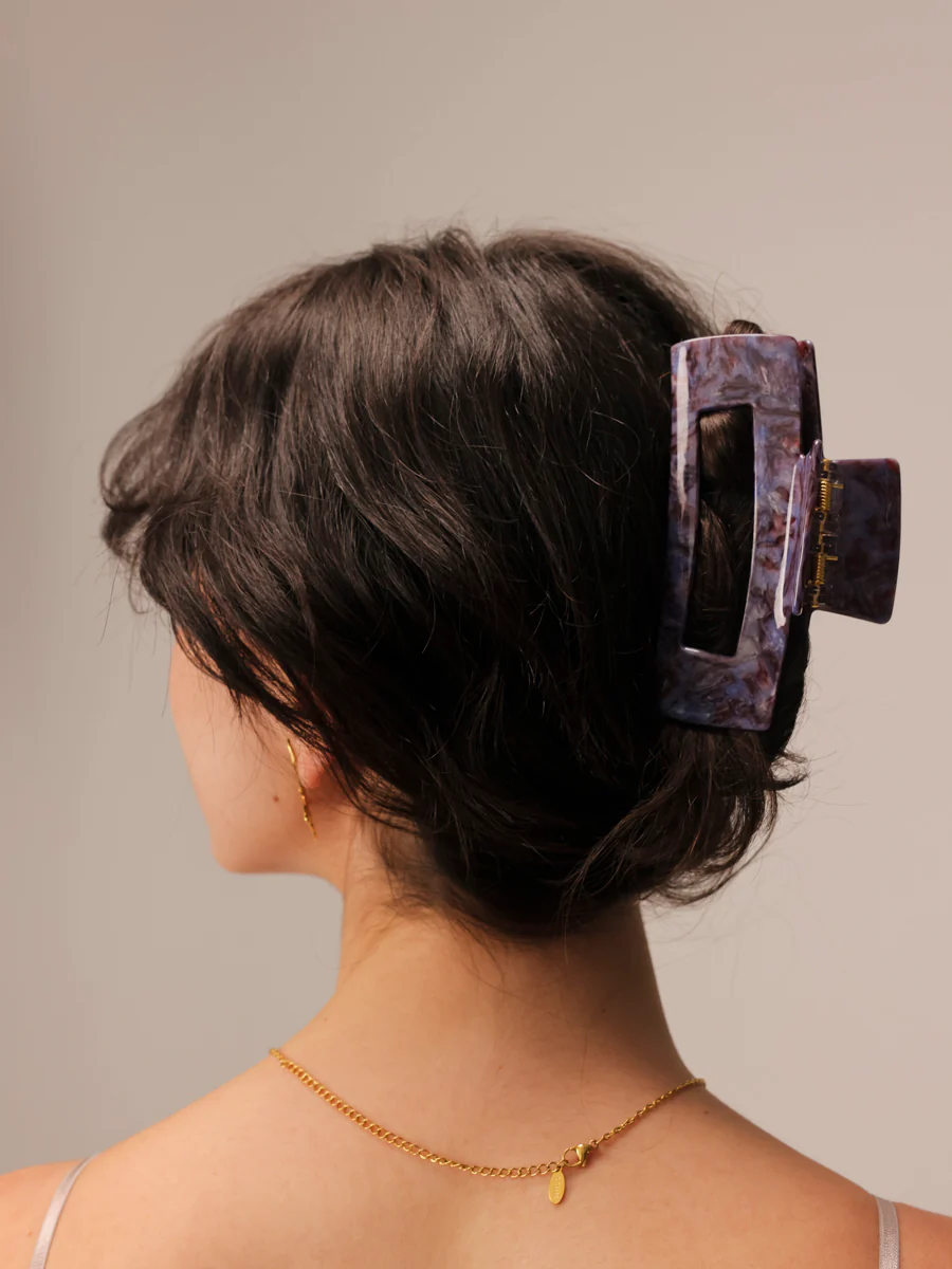 Elegant Ease Haarklammer Dark Purple-Blue - Image 2