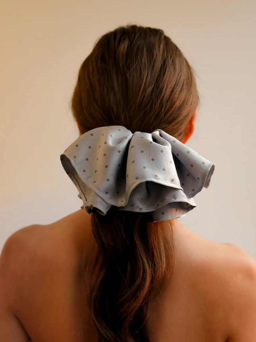 Elegant Polka Scrunchie - Image 4