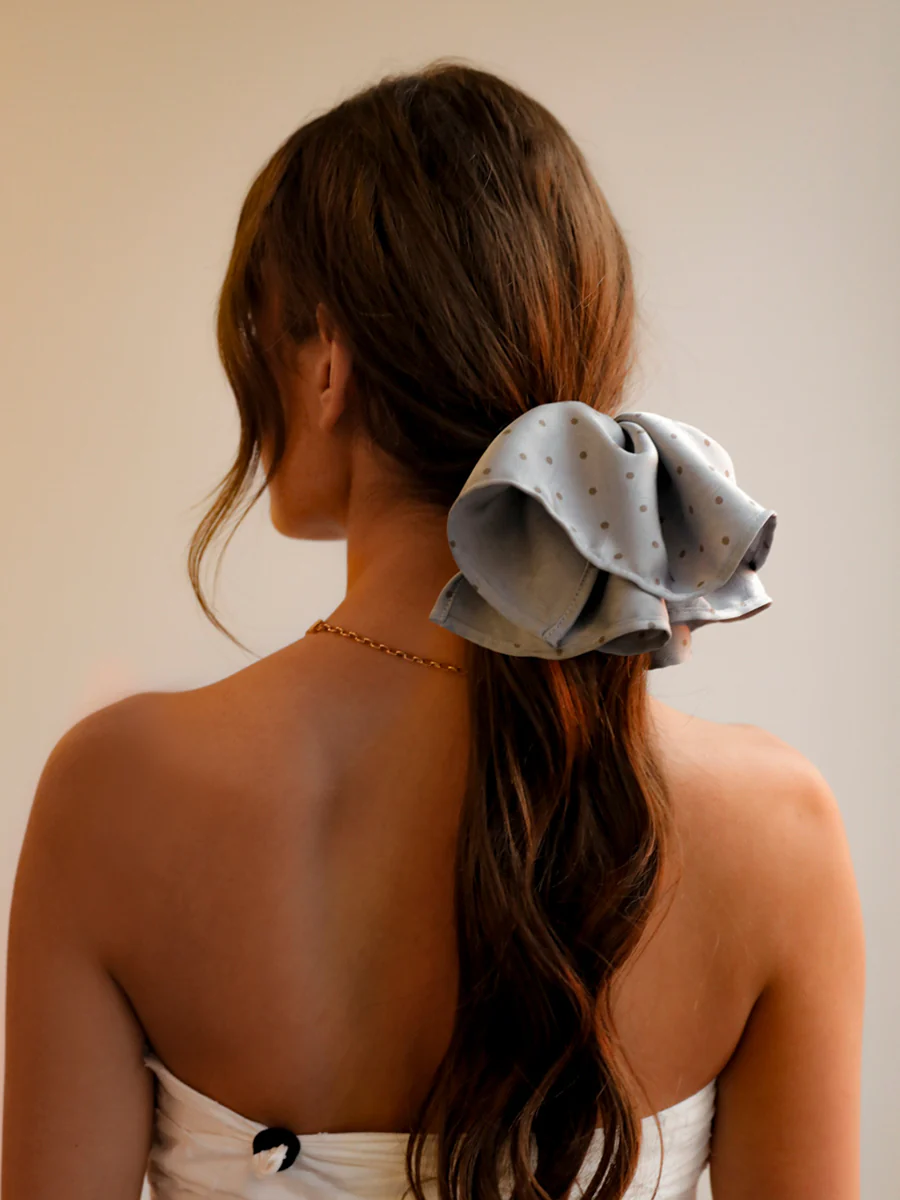 Elegant Polka Scrunchie - Image 5