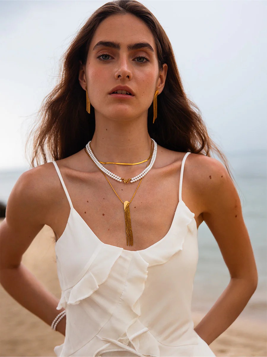 Elegant Tassel Ohrringe - Image 2